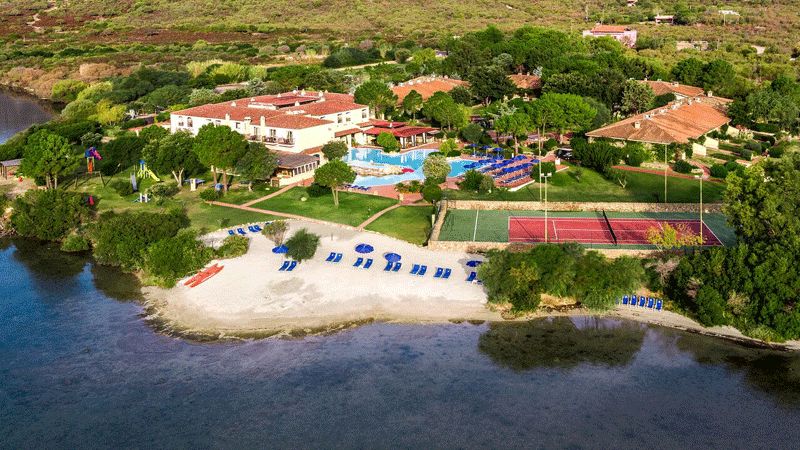 Flygbild Hotel Colonna du Golf